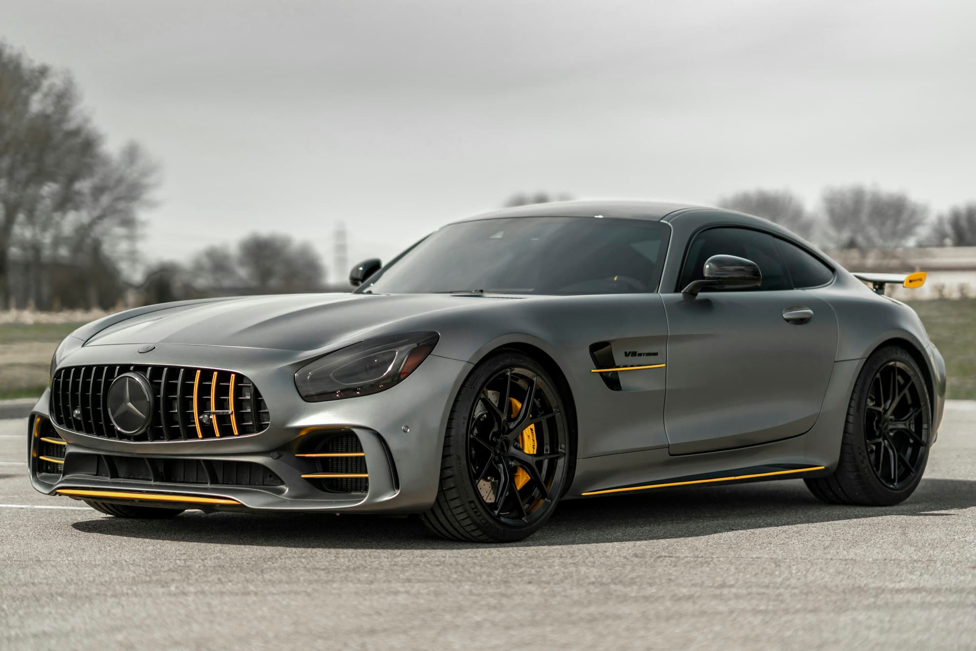 Luxury vehicle detail in soft light