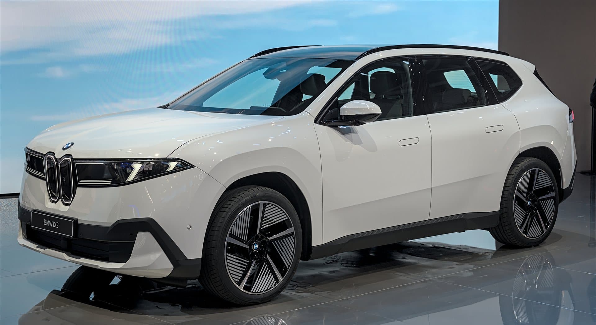BMW iX3 Neue Klasse electric crossover at auto show