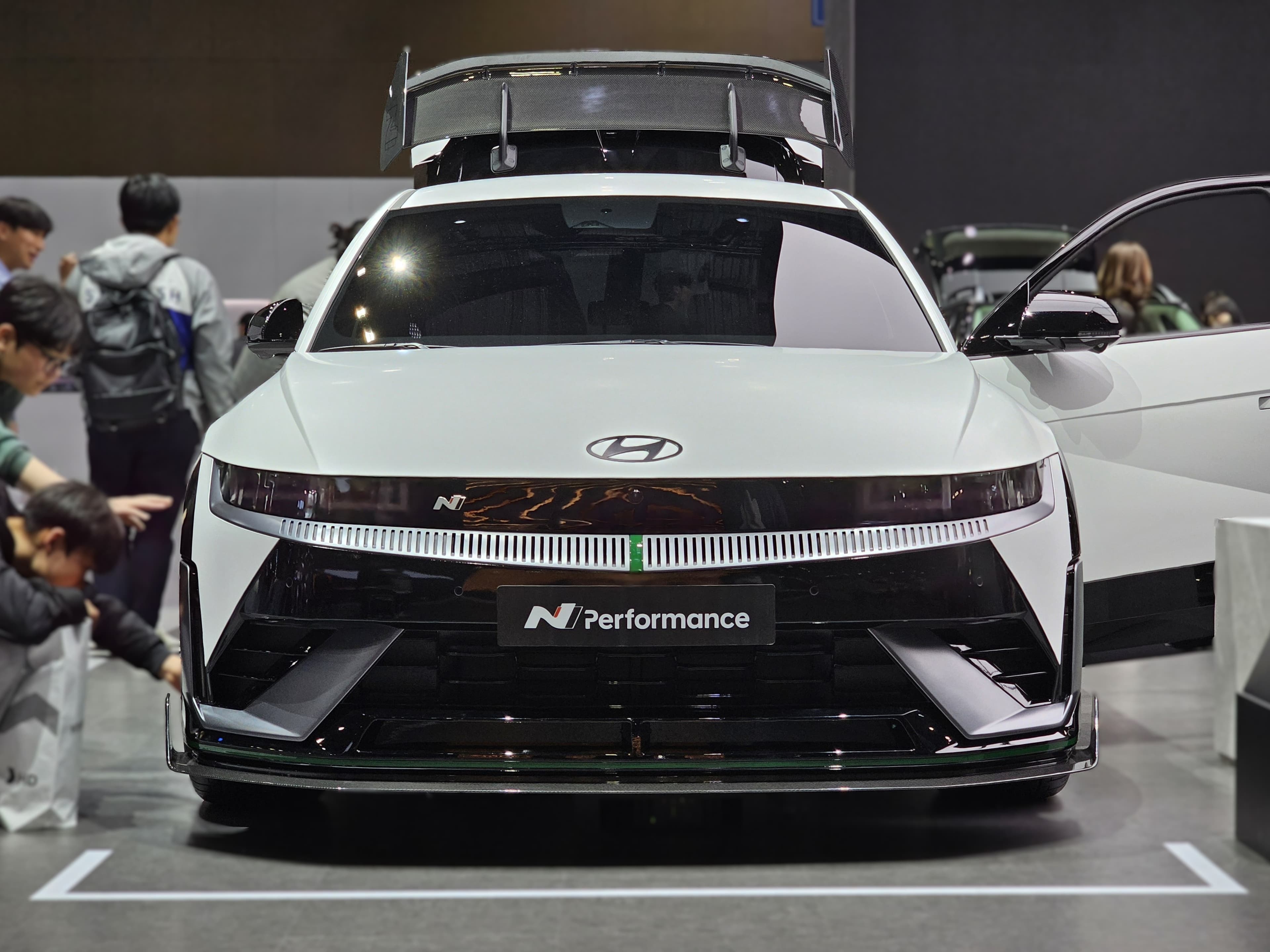 Hyundai Ioniq 5 N performance EV front three-quarter view