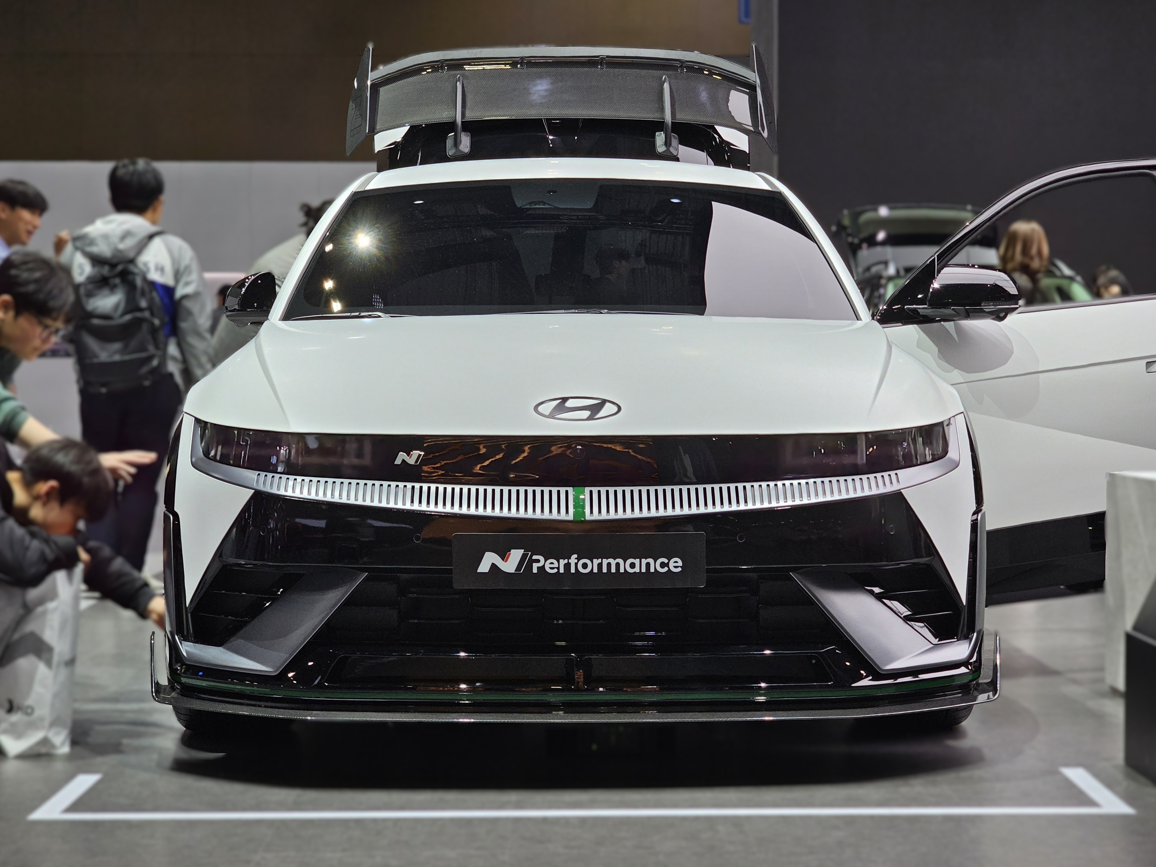 Hyundai Ioniq 5 N performance EV front three-quarter view